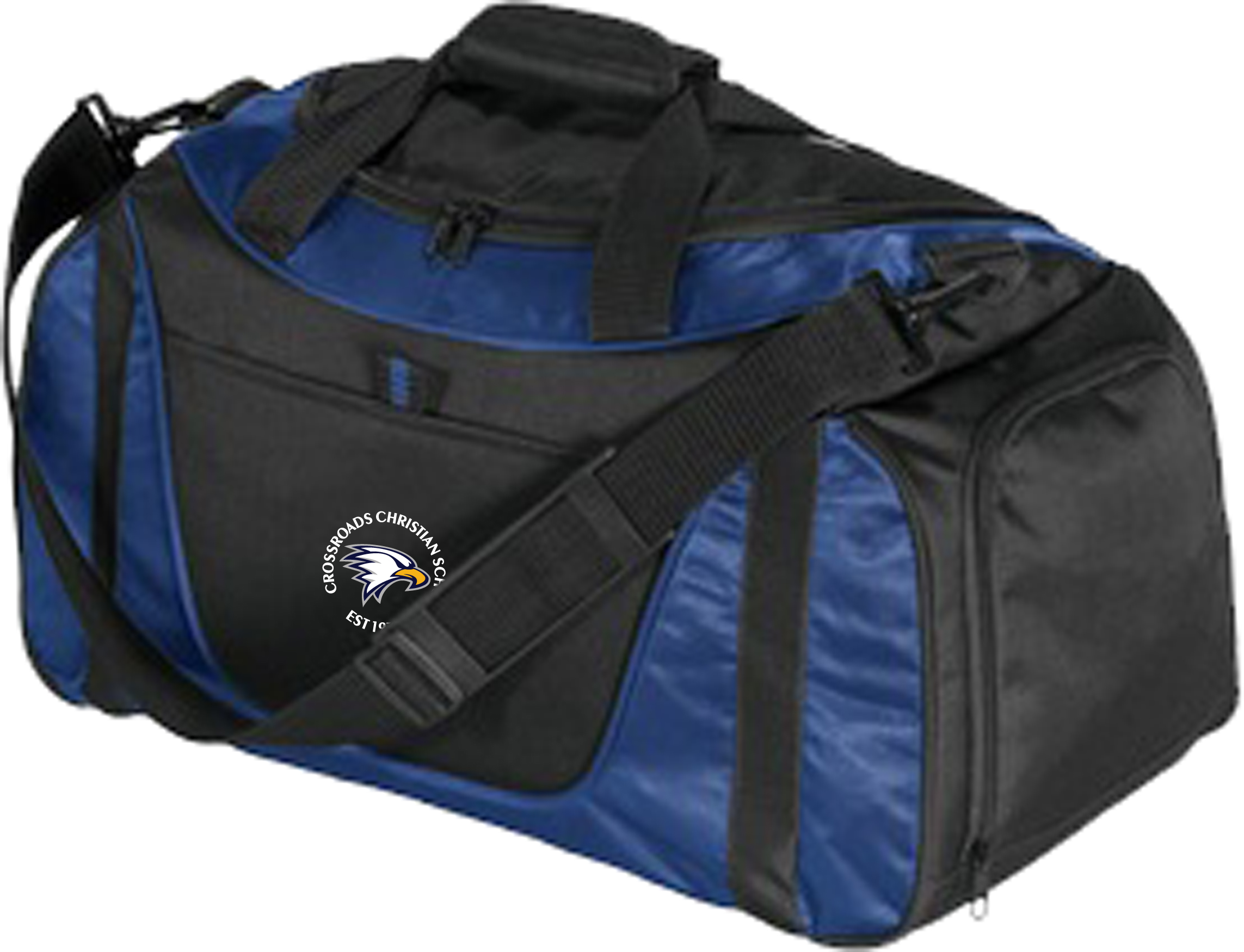 Small TwoTone Duffel, Navy / Black